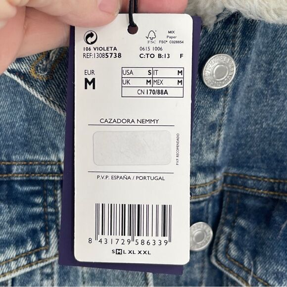 Violeta by Mango Embroidered Denim Jacket - Picture 6 of 11